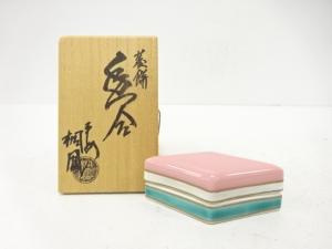 手塚桐鳳造　菱餅　香合